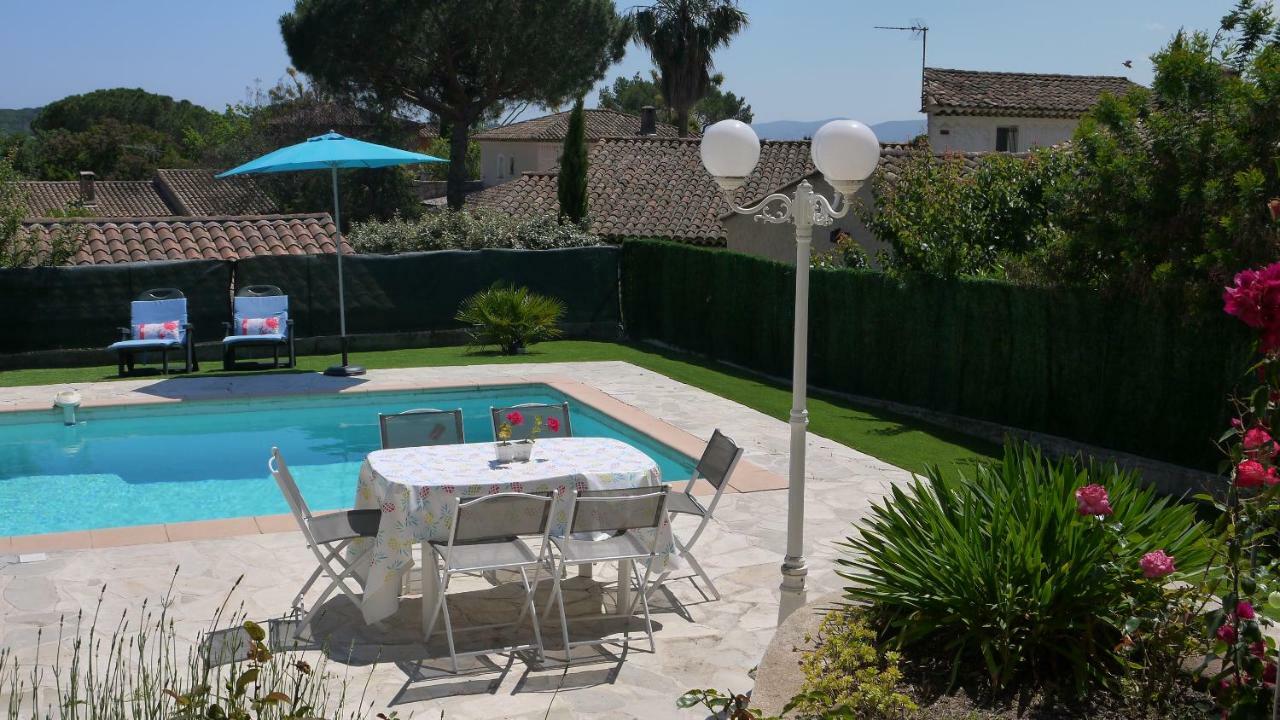 Grand Appartement Dans Maison Avec Piscine Privee Fréjus Exteriér fotografie